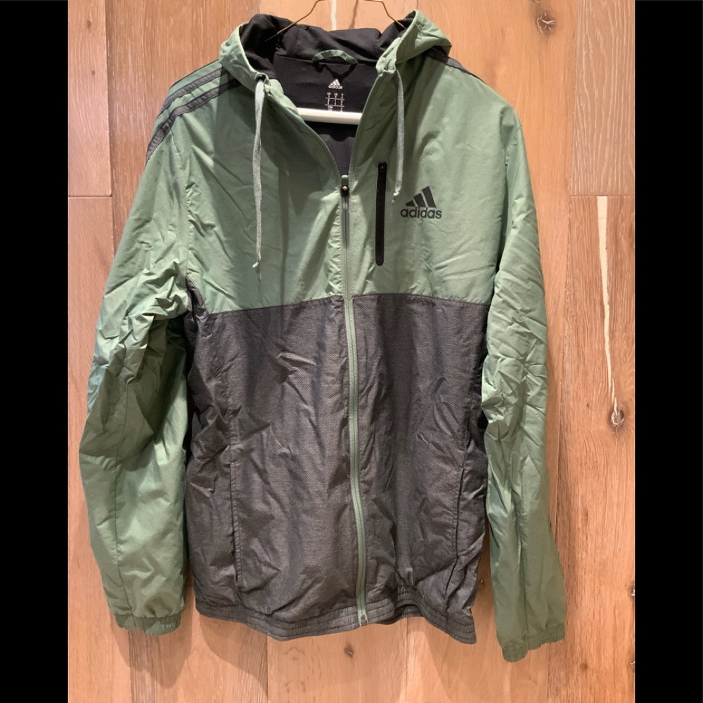 Adidas Lightweight Zip-Up Hoodie Jacket